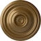 Ekena Millwork Traditional Ceiling Medallion (Fits Canopies up to 4"), Hand-Painted Pale Gold, 14 3/4"OD x 1 3/4"P CM14TRPAS - alternate 1
